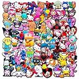 30/50/100 PCS Random Shoe Charms Pack for Croc Clog, No-Repeat Different Shoes Decoration Accessories for Kids Teen (30)