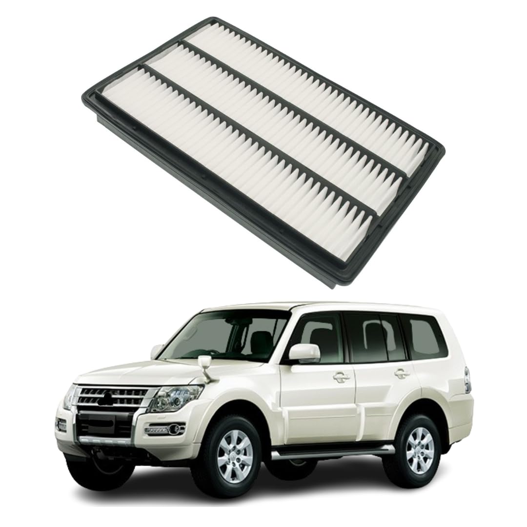 Engine Air Filter Compatible with Mitsubishi Pajero, Montero, Shogun - Replace OEM#: MR404847