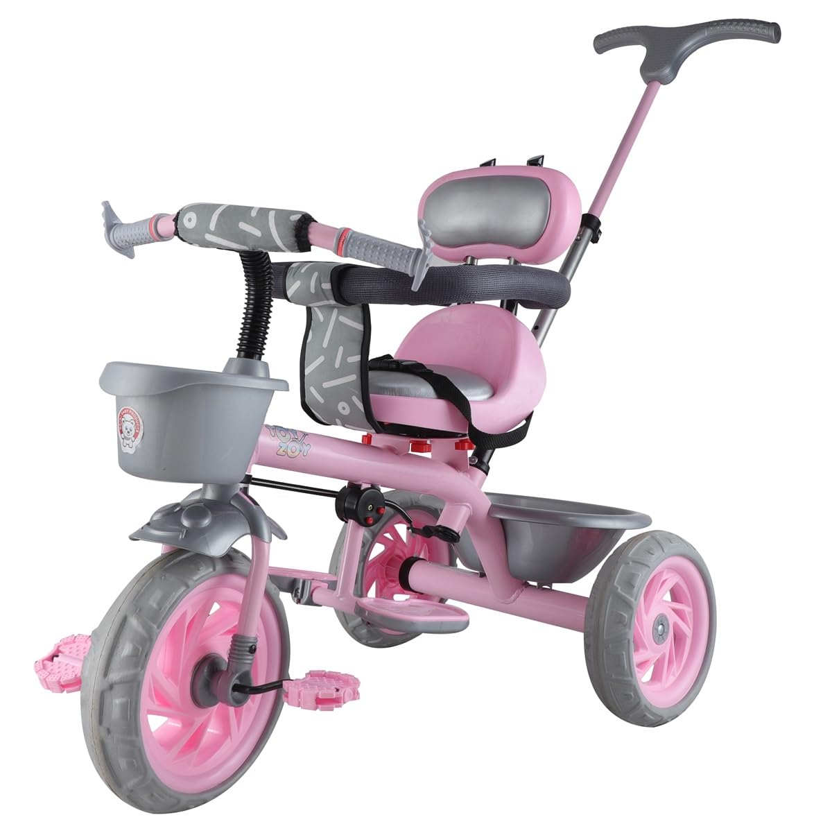 Toyzoy Adventure Rider Grand Kids|Baby Trike|Tricycle for Kids|Boys|Girls|Cycle for Kids 1-4 Years TZ-603 (Pink) (B0CVB86GYZ) Amazon Price History, Amazon Price Tracker