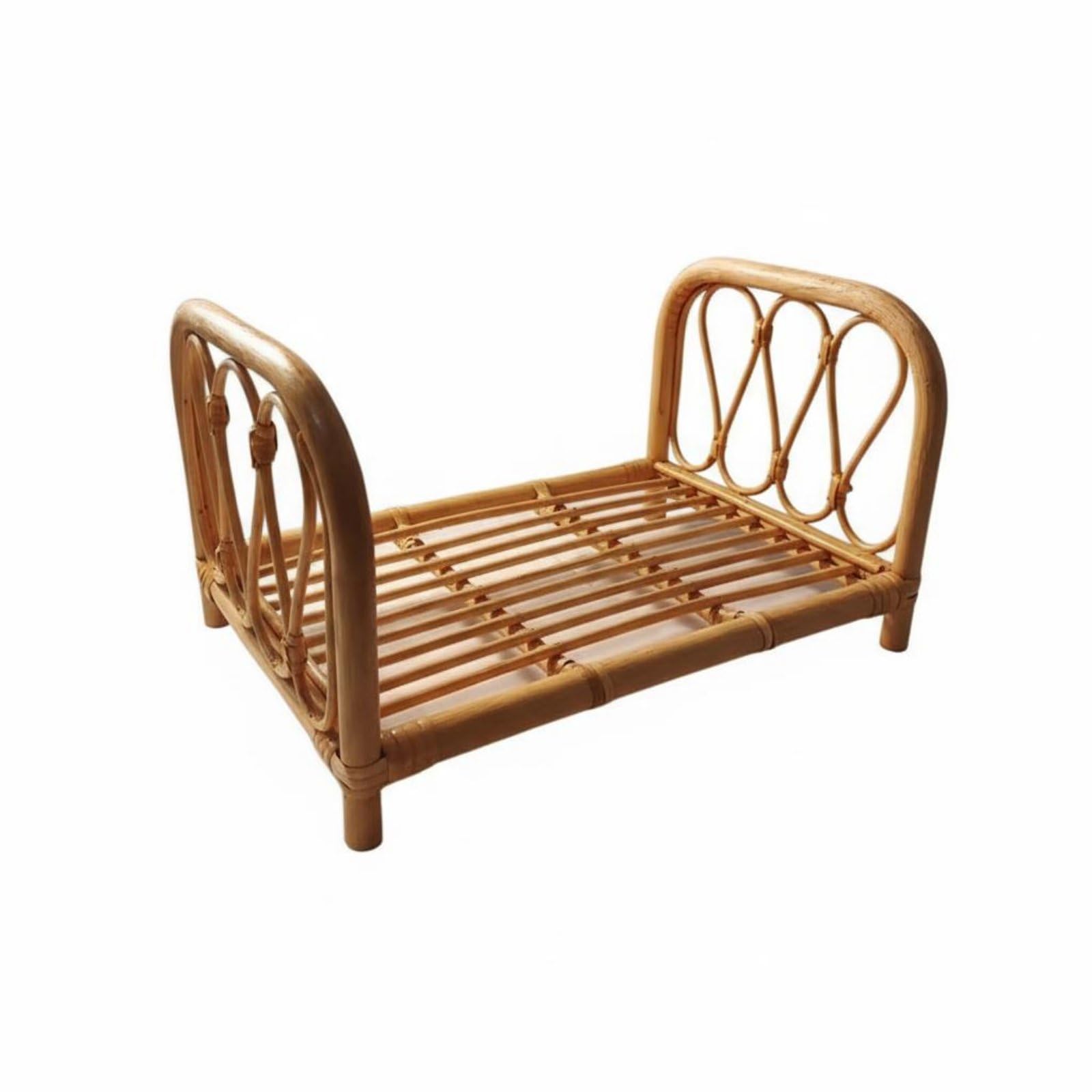 APIRILY Rattan Newborn Bed Gender-Neutral Rattan Posing Basket Woven Newborn Basket Lightweight & Portable Infant Photoshoot Bed, Rattan Bed-2 | Bassinets & Cradles | Nursery Furniture-image-4