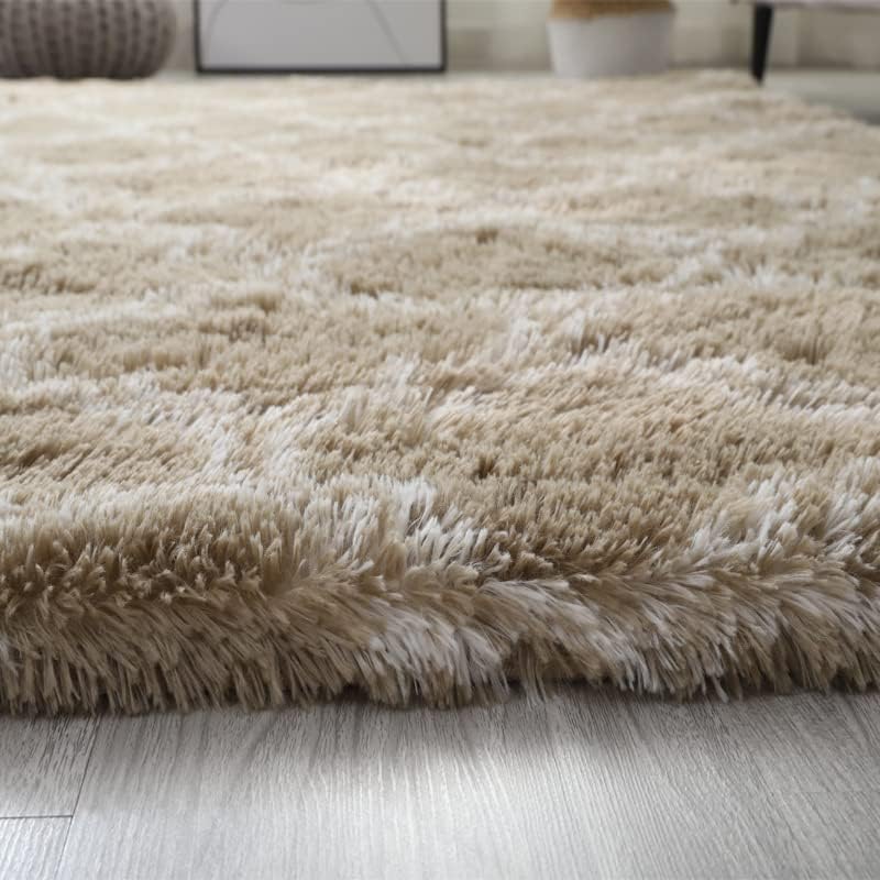 5X8 Feet Shaggy Area Rugs for Bedroom Living Room Ultra Soft Fluffy Throw Carpets for Kids Play Room Modern Home Decor Soft Fluffy Rugs Khaki 7 61B7p0Wl71L. AC