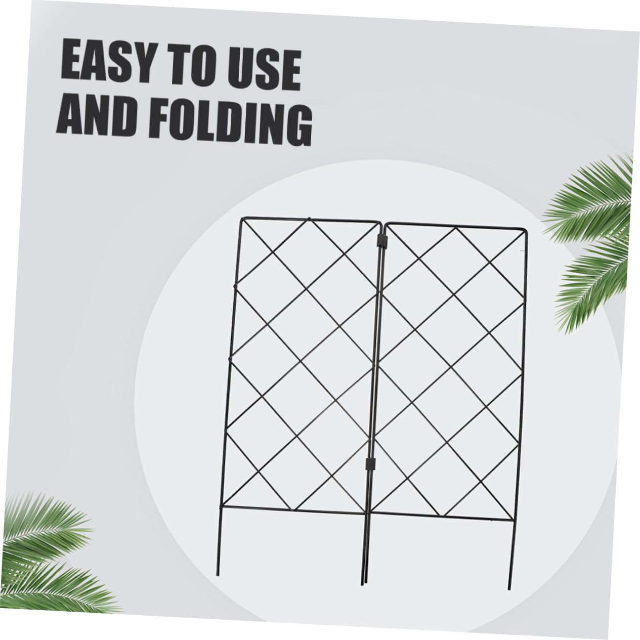 NOLITOY 2pièces Treillis pour Plantes Grimpantes Lot de Structure de Support pour Jardin et Décoration de Jardinage sans Vis