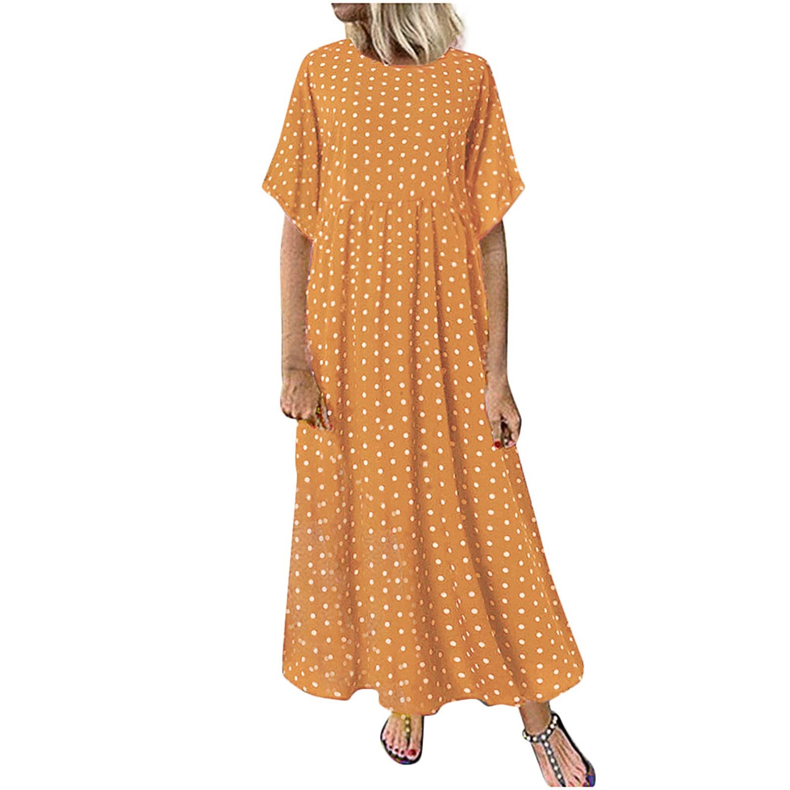 RYTEJFES Vestidos Verano Mujer 2023 2023 Boho Chic Talla Grande Vestidos Verano Largos Midi Elegante Vestido Camisero Sexy Flores Vestido Largo Fiesta Casual Vestidos Playeros Vestido Playa Sin Mangas