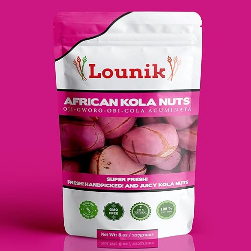 Miniatura 4 de Lounik Nueces africanas de cola 2 lóbulos - 8 oz225g