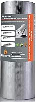 Vista 1 de Rollo de aislamiento de lámina reflectante, escudo térmico de aluminio de doble cara, núcleo de espuma de 0.118 in, barrera térmica