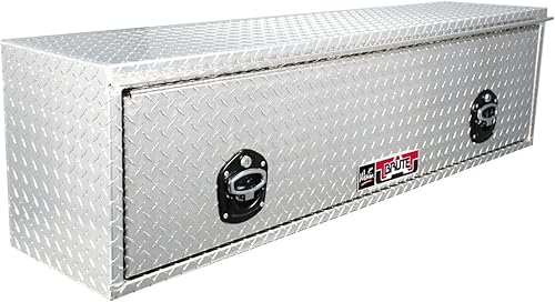 Brute 80-htb72C Pro Series HD de alta capacidad parte superior Sider 16 x 72Caja de herramientas de aluminio pulido con Flip Up Puerta