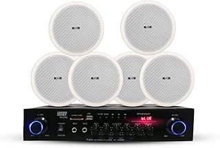 Sound System 6 Sound System Ceiling Speakers 6W Speaker 60W Intersound