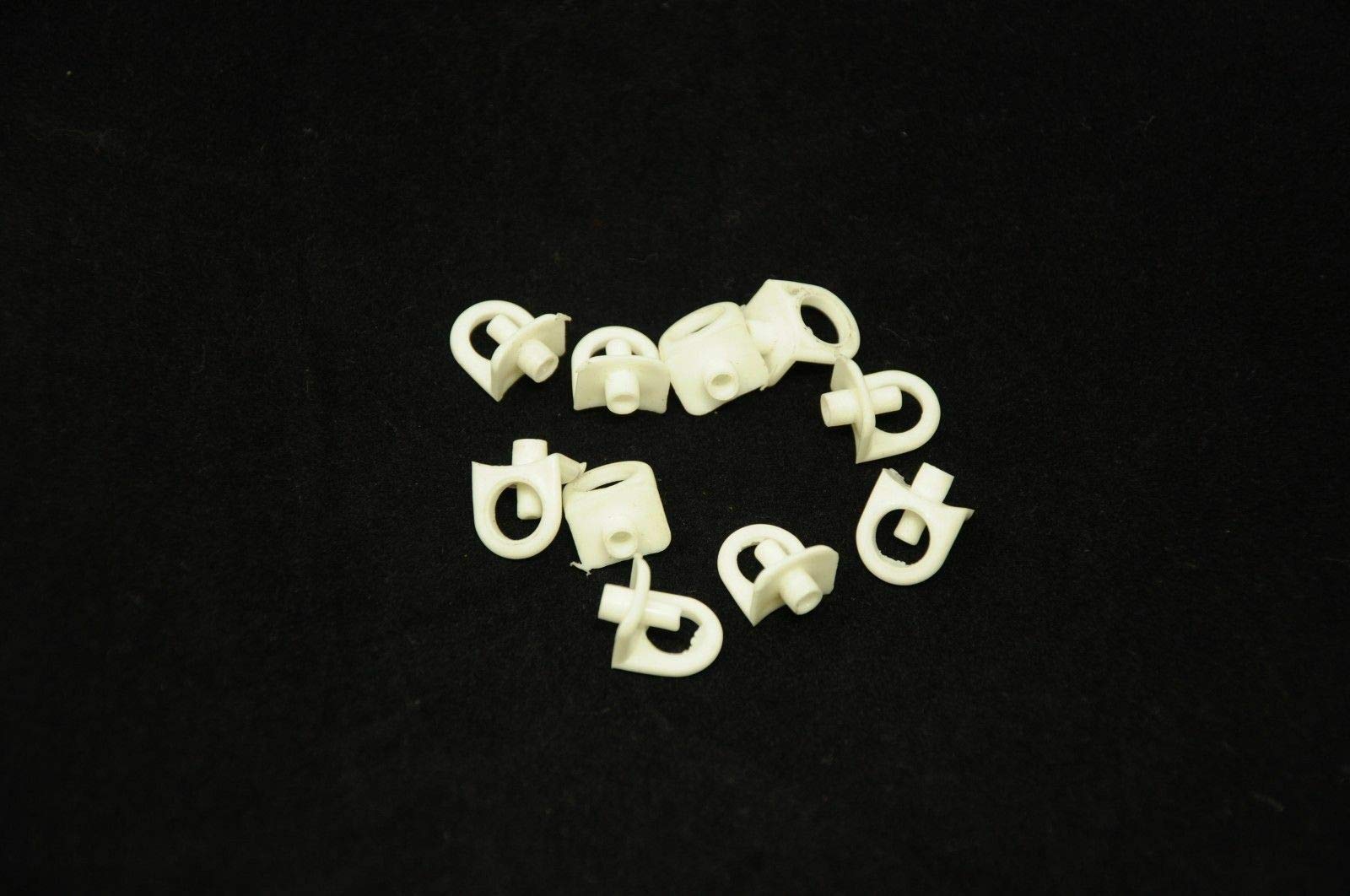 Bike-Parts Moulton Cable Guide Clips Original 60’s Made Genuine New Old Stock White (Seven)