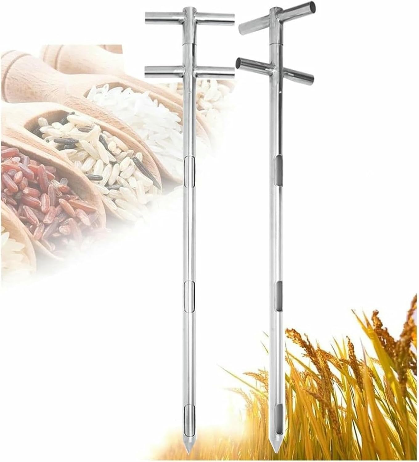 Stainless Steel Grain Sampling Probe Grain Probe Sampler for Accurate Testing and Research Use~/