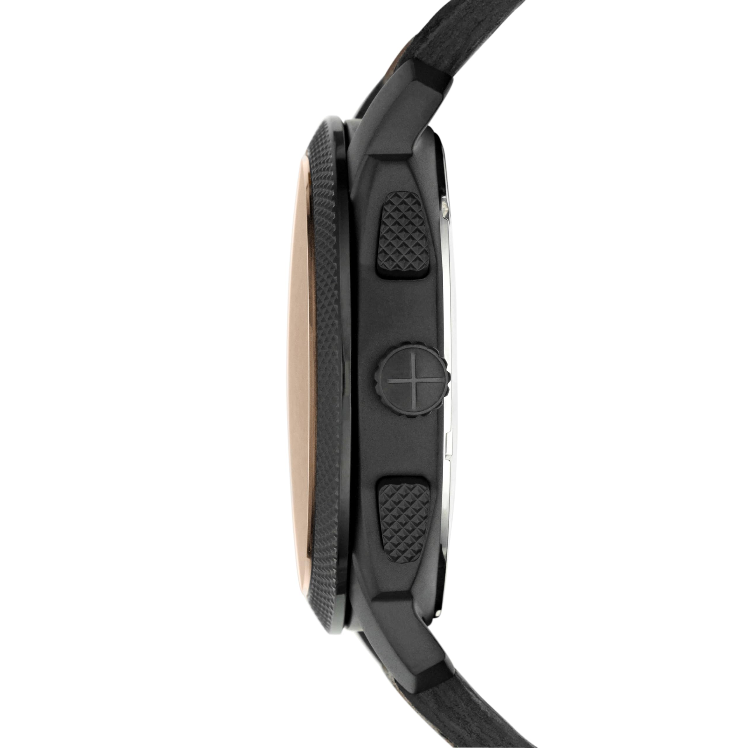 Fossil Machine Reloj para Hombre, Movimiento cronógrafo con Correa de Acero o Piel