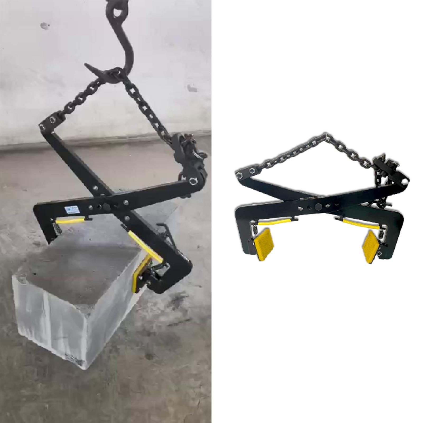 Pince de levage robuste en acier pour l'industrie et le bâtiment