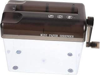 BESTOYARD 3Pcs Triturador De Arquivo Ferramenta Triturador De Papel Para Acessórios De Mesa De Escritório Trituradores Acessórios Para Casa Triturador Manual Doméstico Triturador Manual