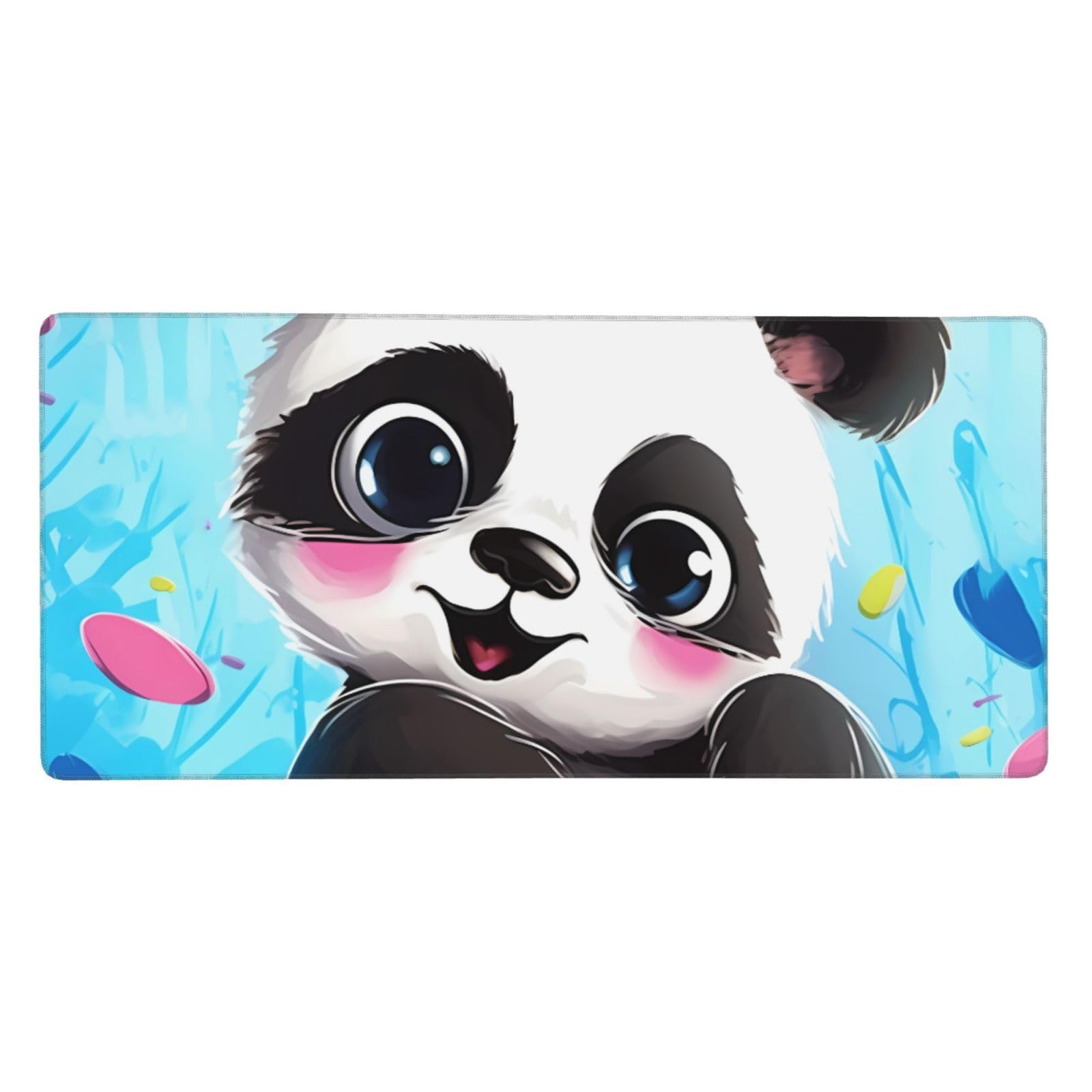 Tapis de souris de jeu bords cousus pour protéger le bureau et le clavier - 8