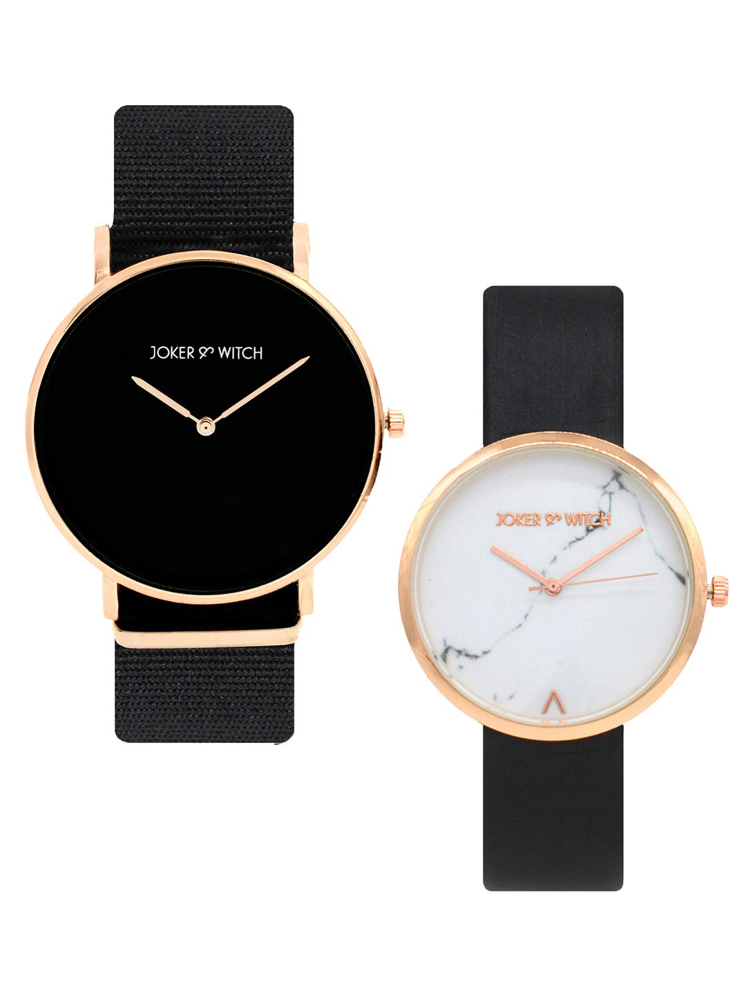 Joker & Witch Polyurethane Lawerence & Issa Couple Analog Watch Gift Set For Men And Women, Black Dial, Black Band (B08WXBDYFS) Amazon Price History, Amazon Price Tracker