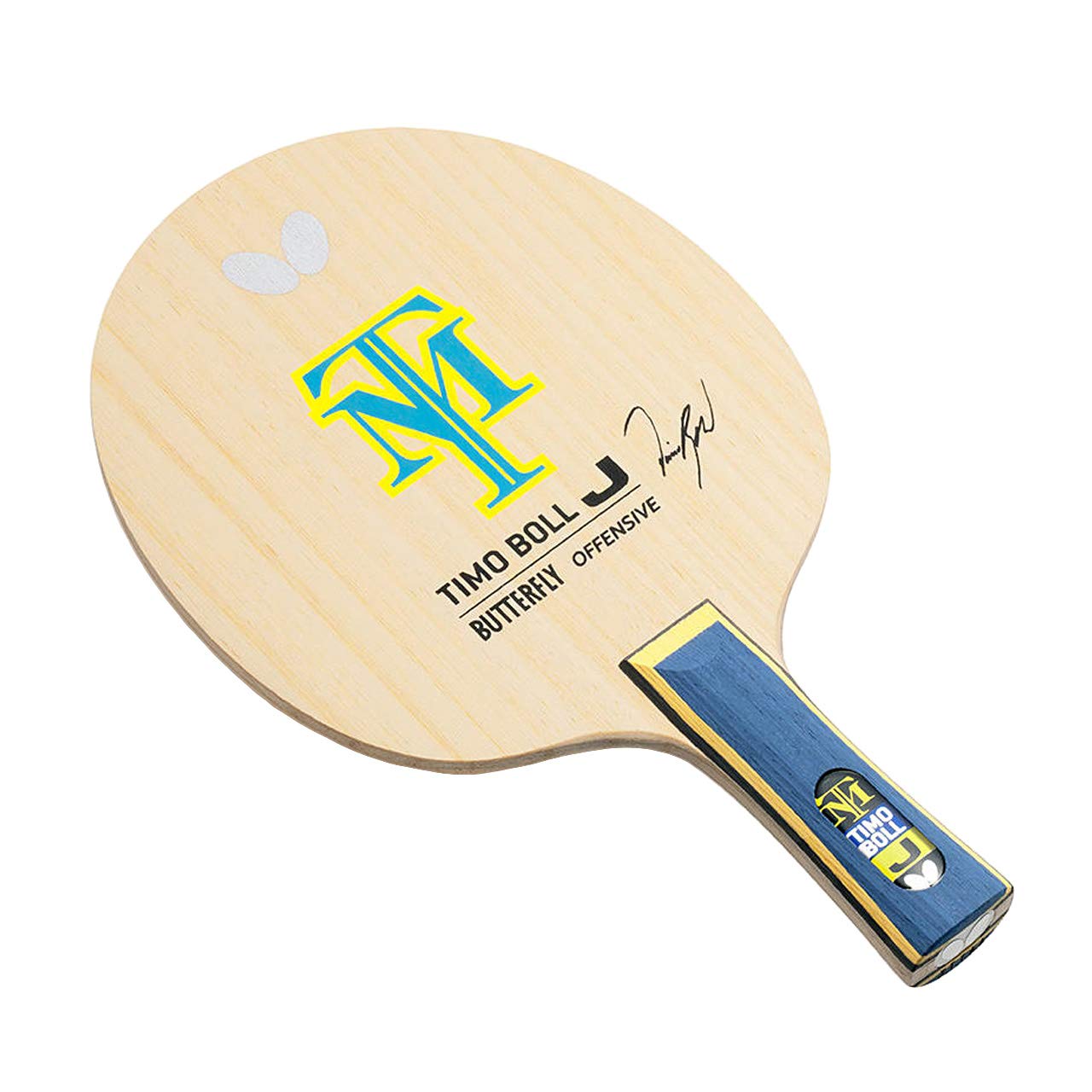 Butterfly Timo Boll J FL Table Tennis Blade - Professional Blade for Junior Players 4 to 9 years old - All-Wood, Lightweight Blade with Smaller Head,