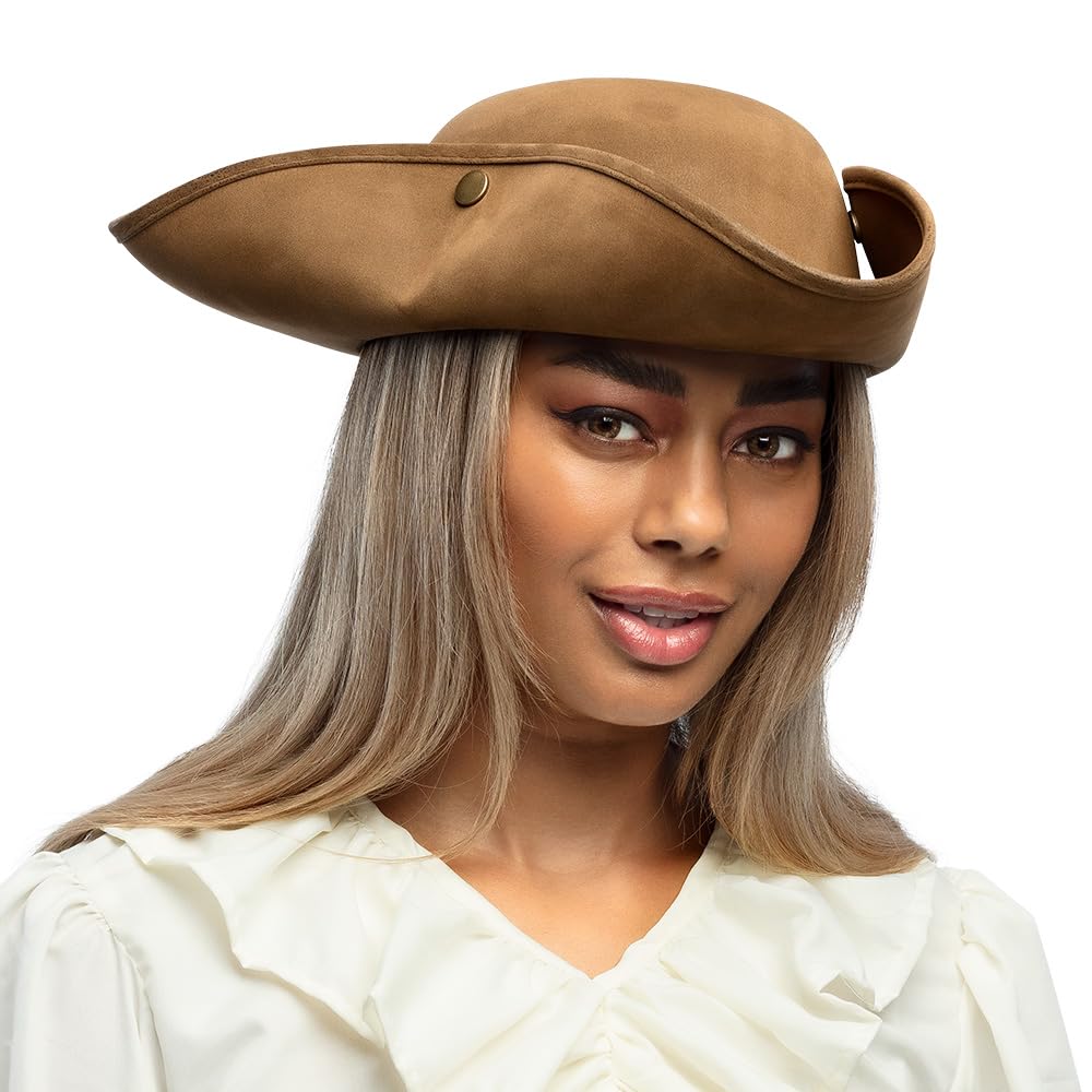 Un Chapeau De Tricorne De Capitaine De Pirate De Dessin Animé Avec Un