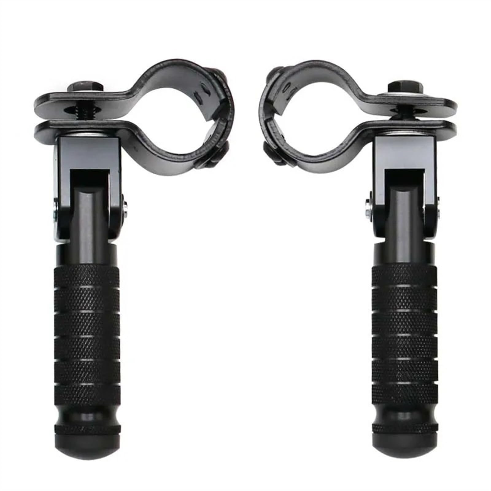 ByoBLu 1Pair CNC Aluminum Motorcycle Part Universal Pedals Folded Footrest Footpeg Motorcycles Mopeds, Karts, Scooters, Bicycle