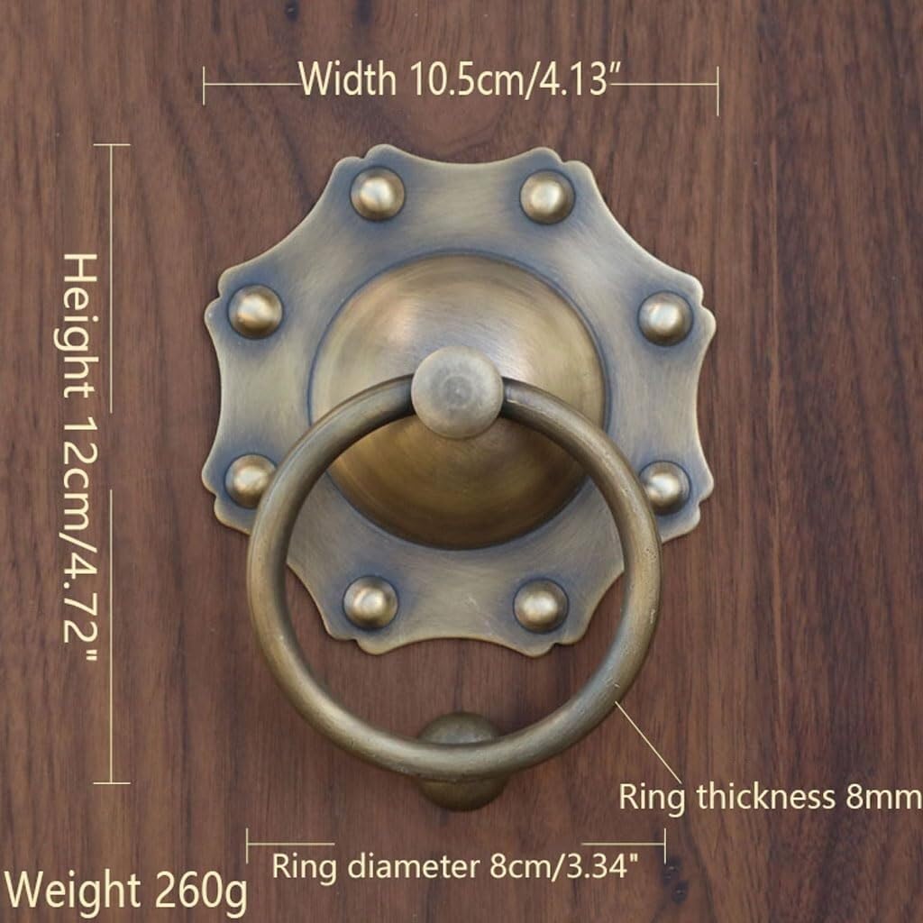 アンティーク　ドアノック Amazon.co.jp: ネジ アンティーク銅製ドアノック クラシックな