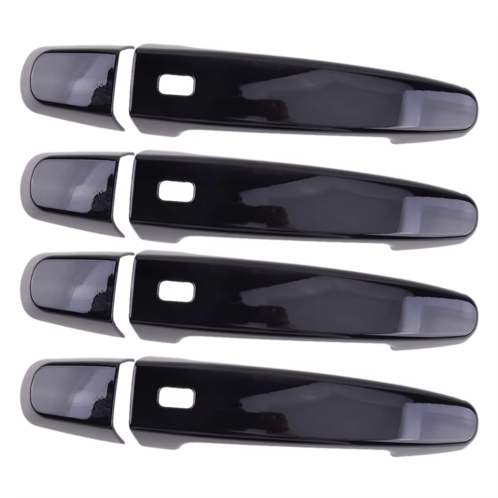 Dspolimv One Color Outer Door Handle Cap Compatible With Chevy For Malibu 2016-2020 For Impala 2013-2020 1 Set Glossy Black Side Door Handle Cover Trim Cap Abs Car