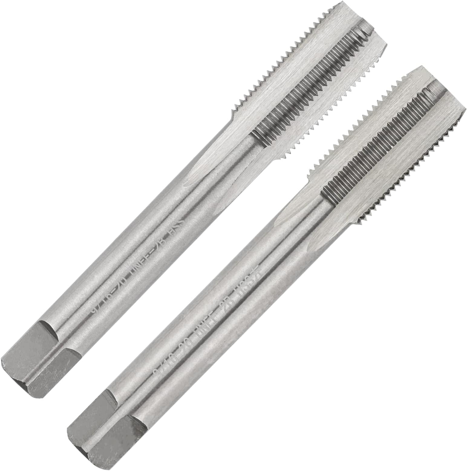 Right and Left Hand 9/16"-20 UN HSS Tap, 9/16 x 20 UN Thread Tap for Bike Crank Repair