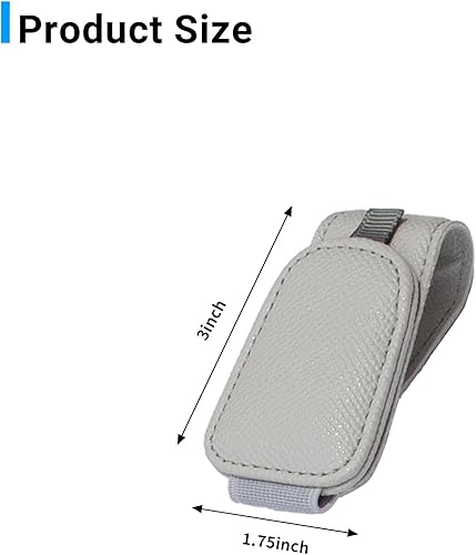 Miniatura 7 de Paquete de 2 soportes magnéticos para lentes de sol para visera de automóvil, clip para lentes de sol para visera de automóvil, ajuste universal