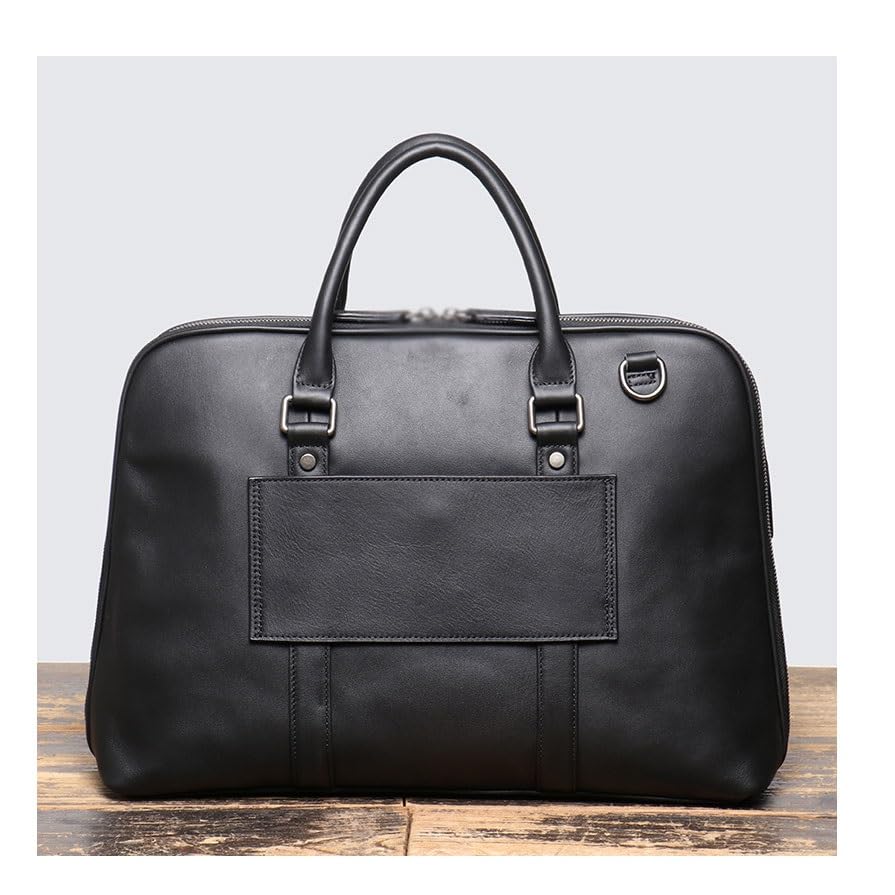Men's leather handbag, cowhide shoulder crossbody business briefcase, computer bag3