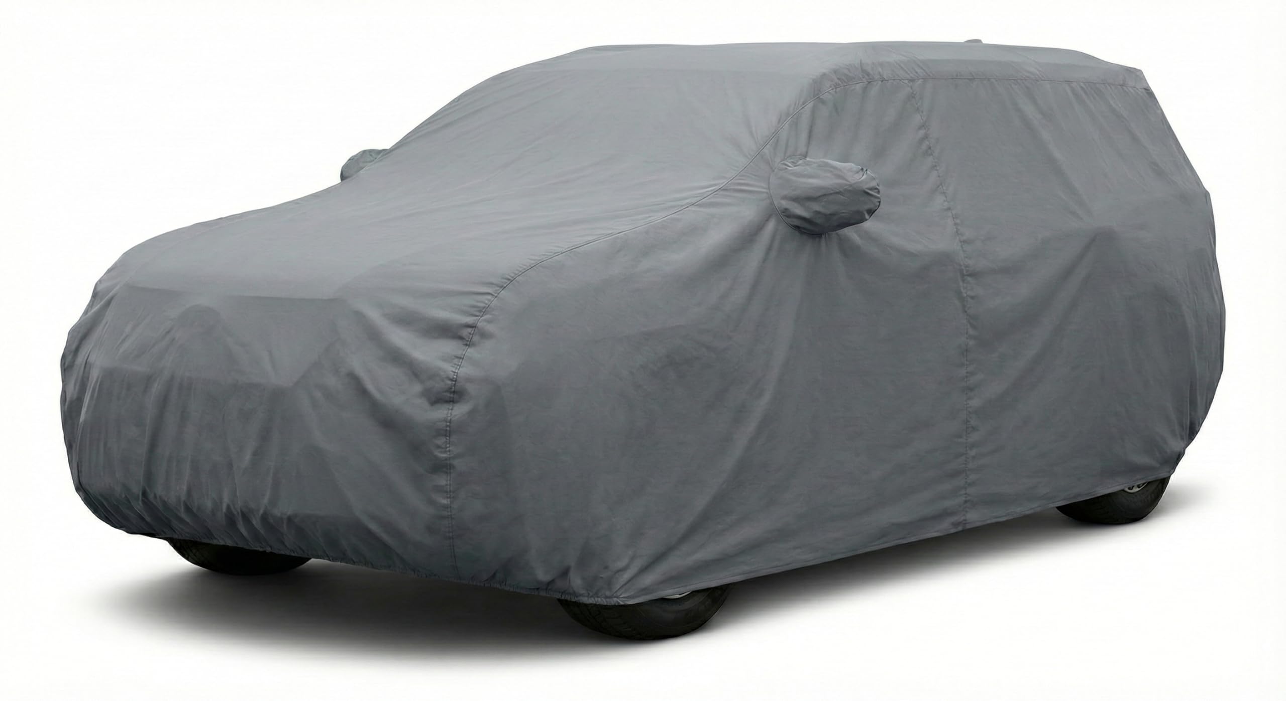 Everylance Car Cover Compatible with Nissan Patrol | Dust Proof with Mirror Pocket | Deluxe Car Protection Cover – Fit for All Varients, Customised Fit (Classic Grey)