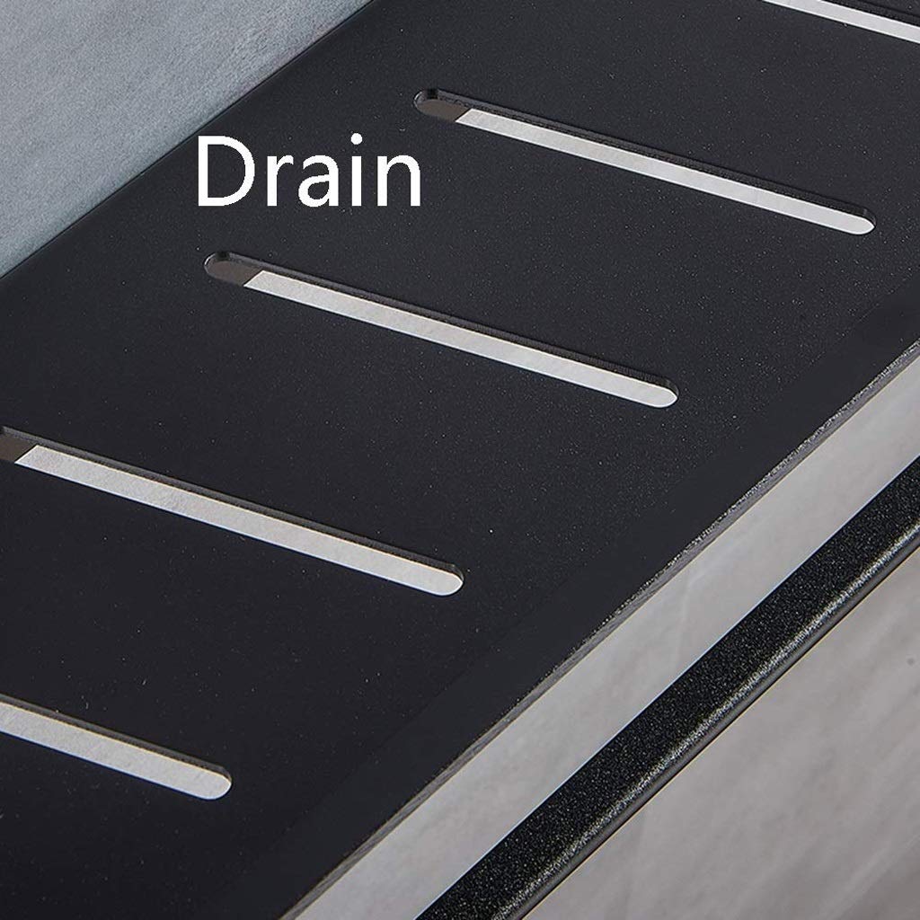Estante De baño Almacenamiento De baño, Estante De baño Estante De Ducha con Barra para Toallas para Soporte Estante De Cocina Organizador De Almacenamiento Cesta De Almacenamiento De Monta