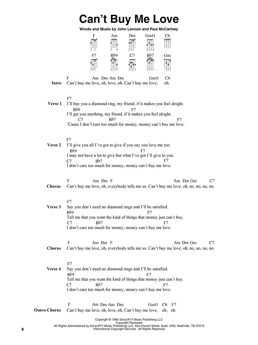 The Beatles for Fingerstyle Ukulele