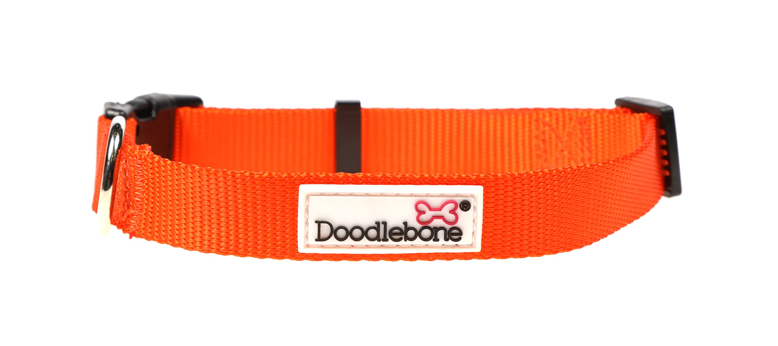 Doodlebone, Dog Collar, Adjustable Strong Collar with Secure D Ring - Image 2