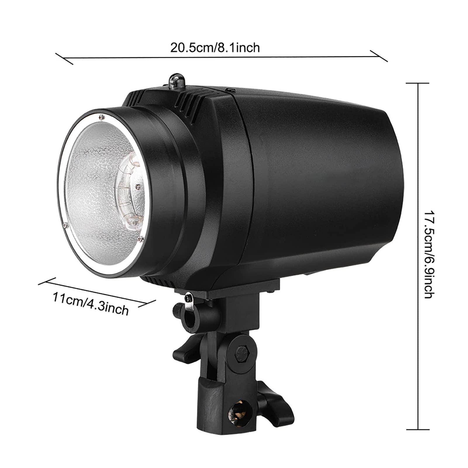 VBESTLIFE Torcia GY-180 180W 5500K GN38 Mini Studio Fotografia.(Spina UE 220V)