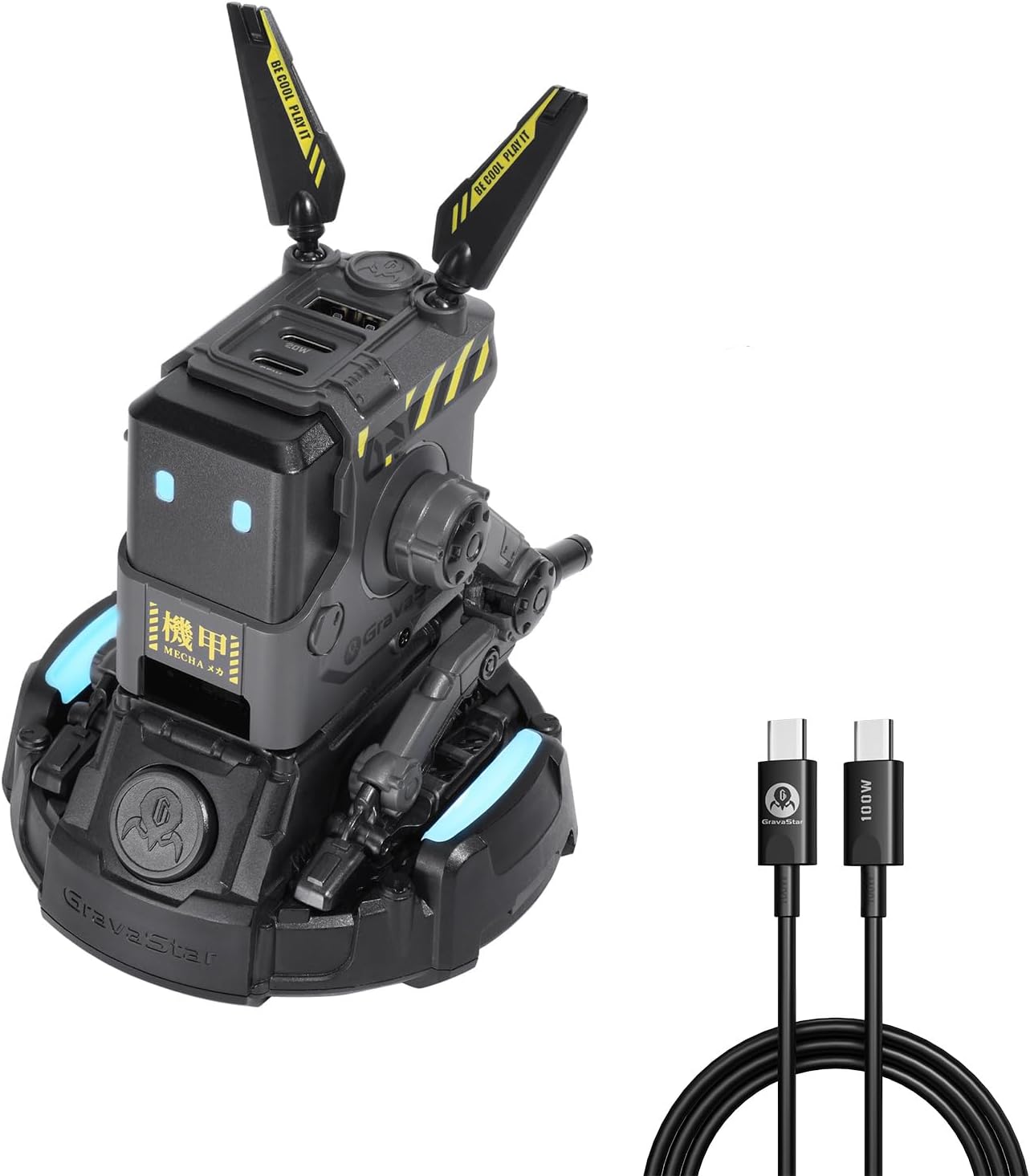 GravaStar 65W USB C Charger and Power Strip With Cable