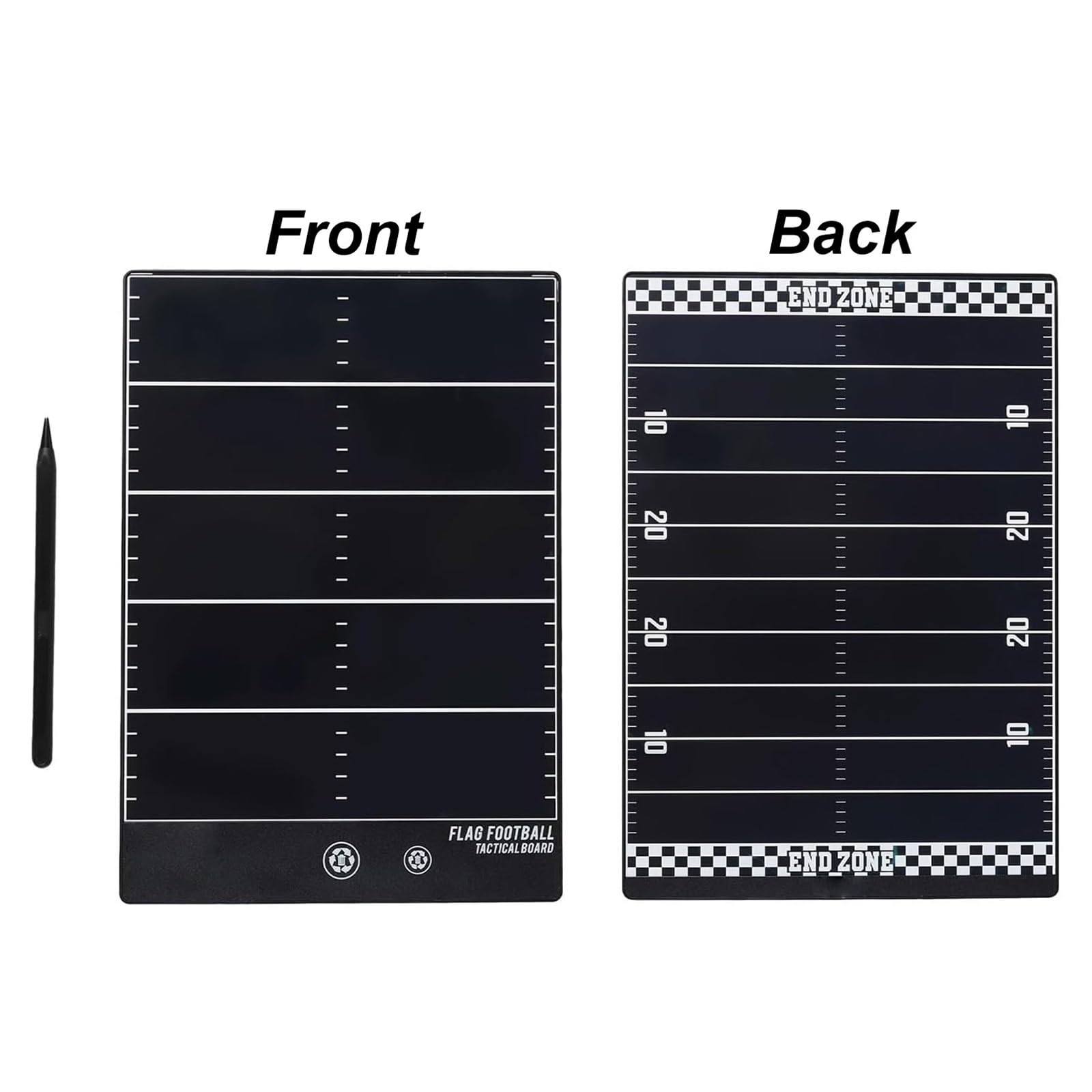 Pizarra Táctica LCD para Flag Football, Pizarra de Entrenador Flag Football