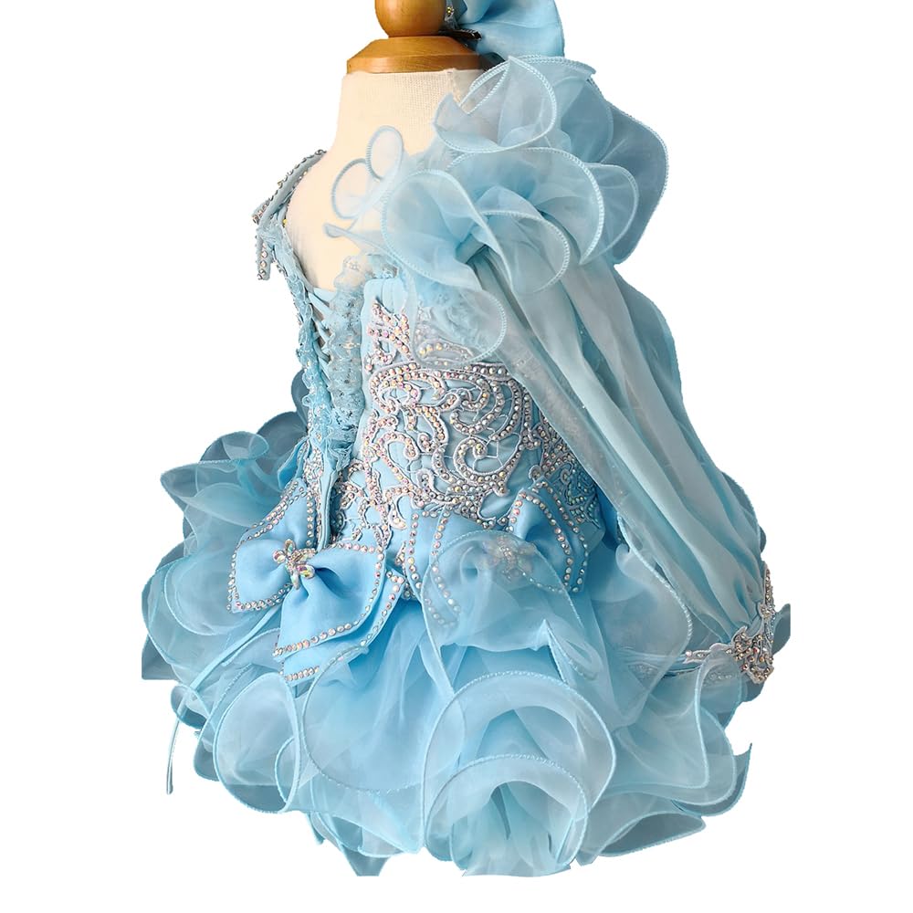 Jenniferwu G011 Infant Toddler Baby Newborn Little Girl's Pageant Party Birthday Dress