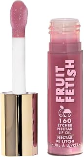 Milani Fruit Fetish Lip Oil Lychee Nectar - Vitamin E Hydrating Gloss, Non-Sticky Moisturizer, Vegan Cruelty-Free Lip Treatment