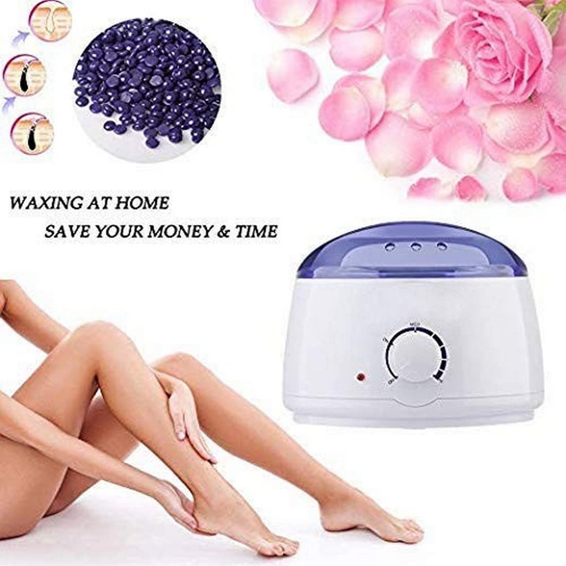 Krishna Zone Wax Heater Warmer Hot Wax Heater for Hard, Strip and Paraffin Waxing (Multicolour) 4