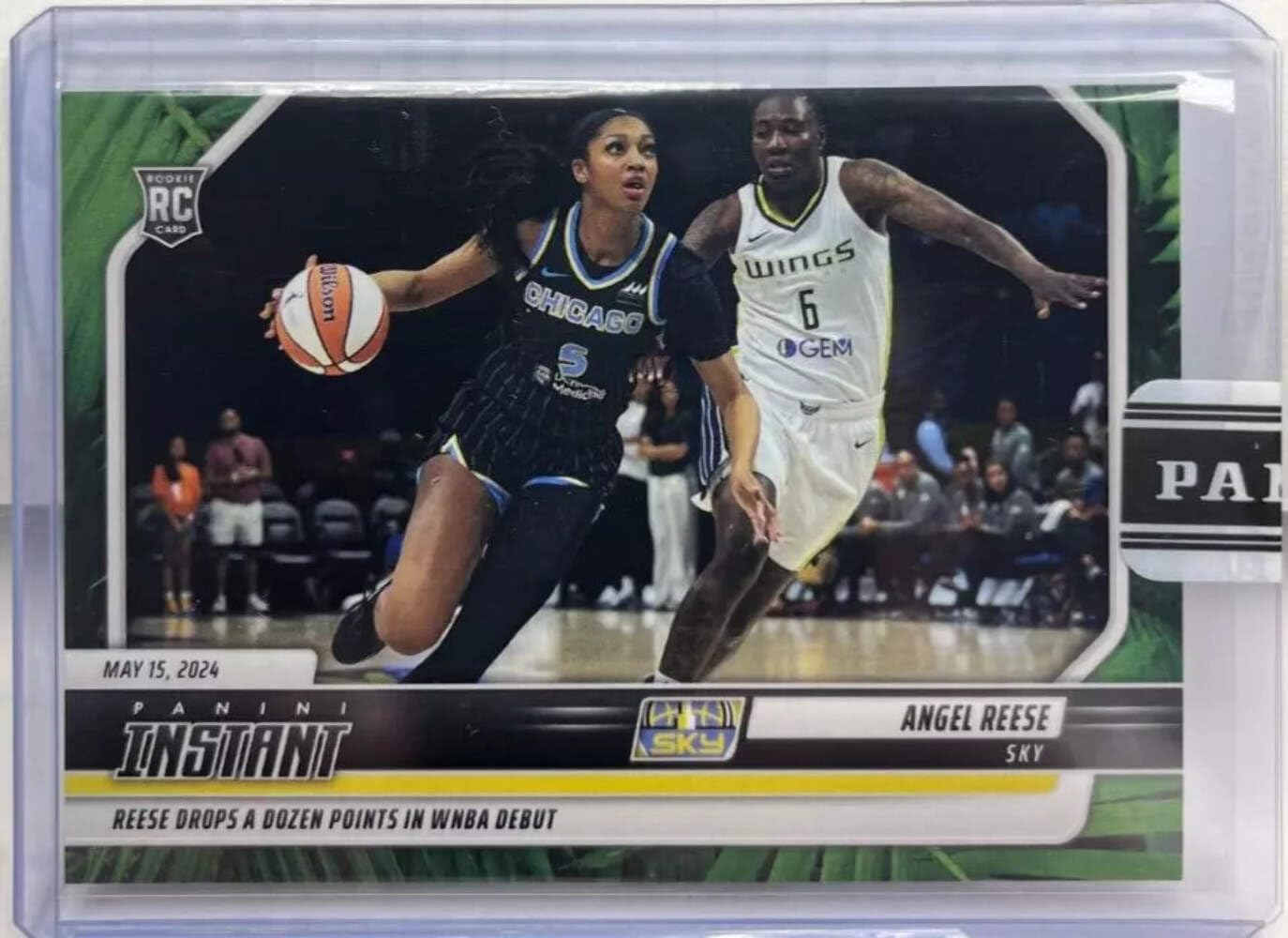 2024 Panini Instant WNBA Angel Reese #14 Jungle /25 Rookie RC Basketball Card