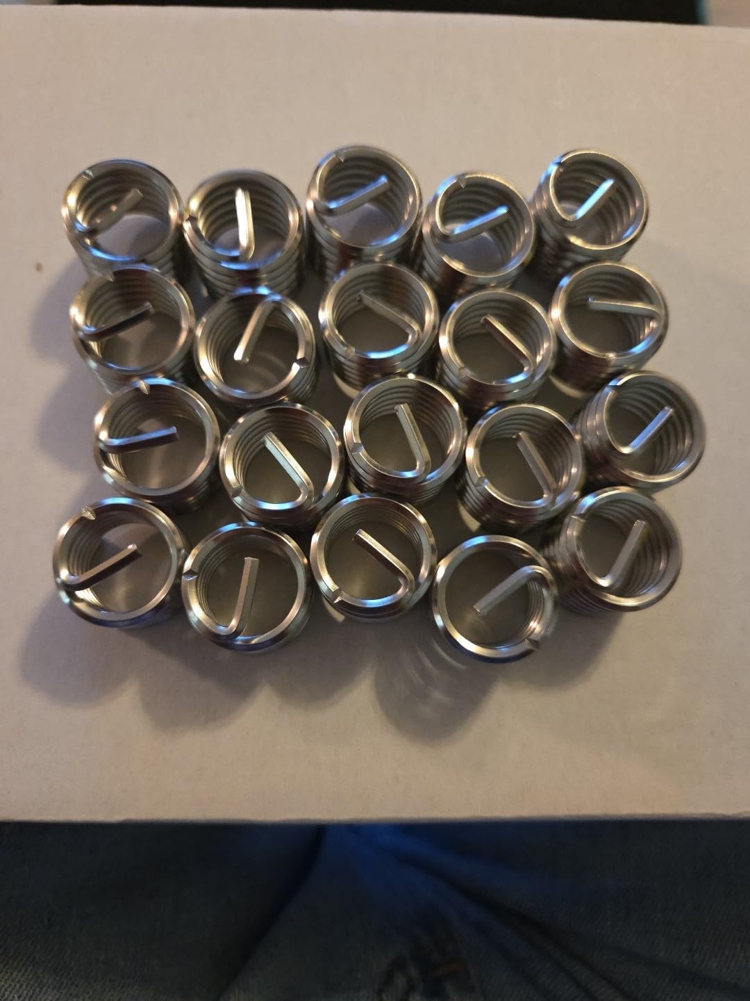 (20) 3/4 10 X .75 Long Thread Inserts Wire Insert Thread Repair 304SS