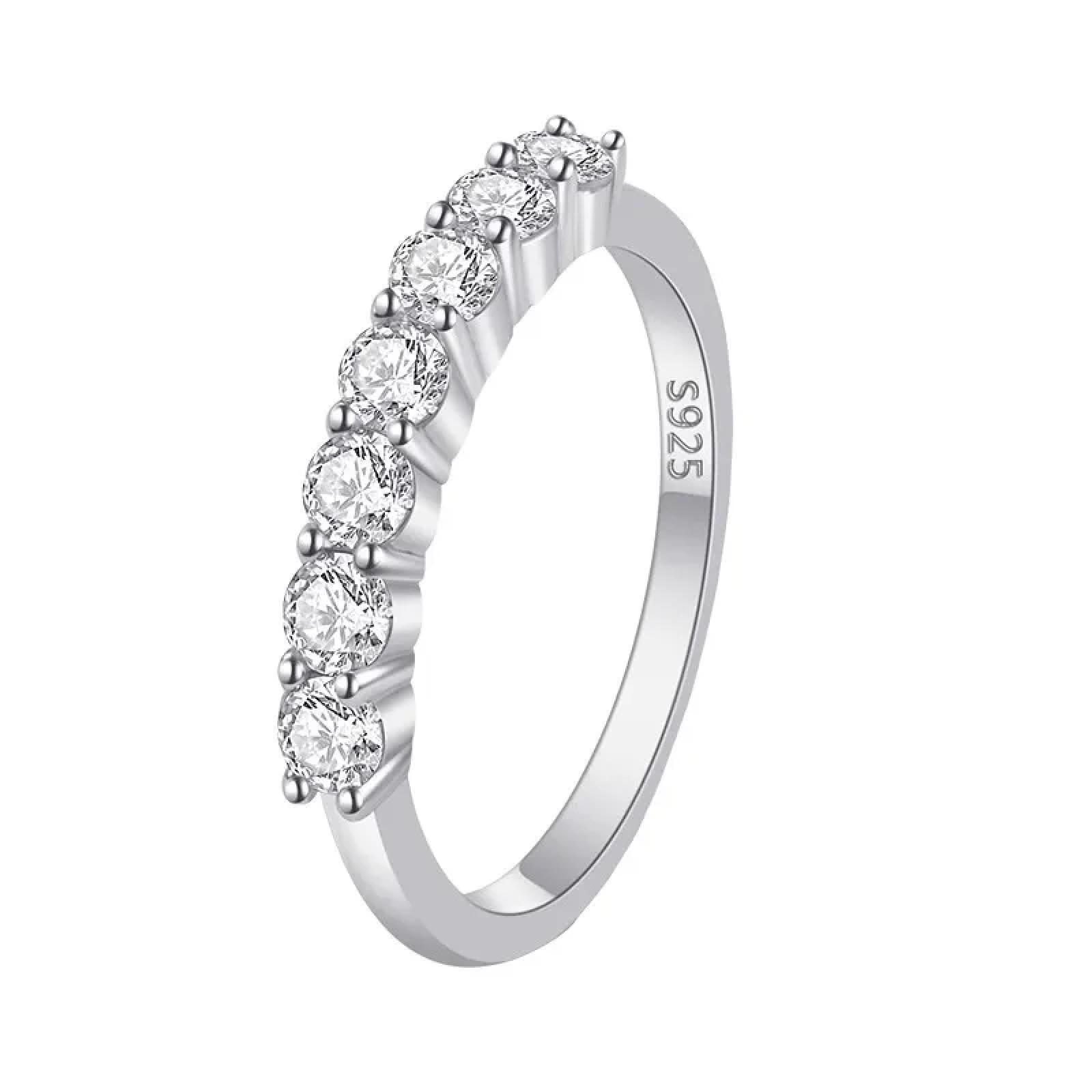 Ring Ringe Damen Bijouterie Herren Schlichter Einreihiger Zirkonring Für Frauen, Trendiges Nischendesign, Mehrlagiger Schwanzring, Modischer, Personalisierter Paarschmuck