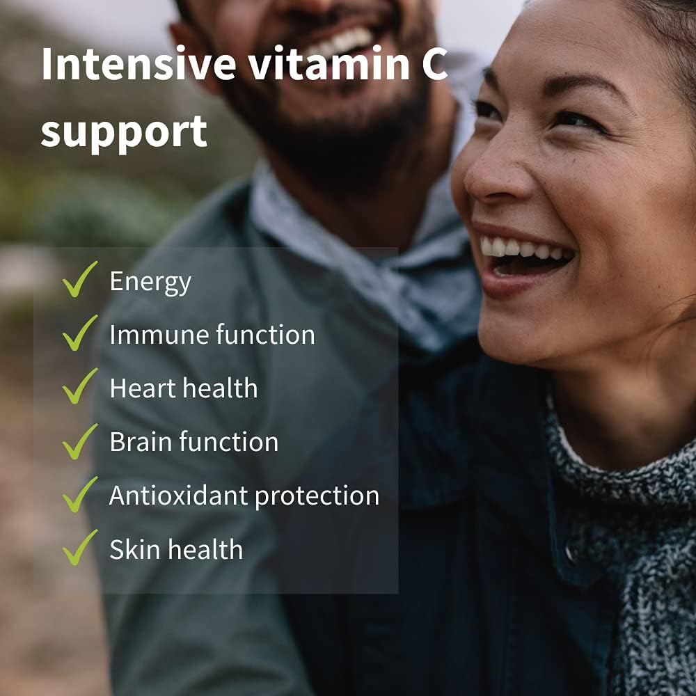 Super Vitamin C Complex, Vegan, 1000mg High Absorption Pureway-C Vitamin C with Bioflavonoids, 60 Servings, 2 Month Supply, 24-Hour Action, Immune Health, Energy, Heart & Brain, by Igennus