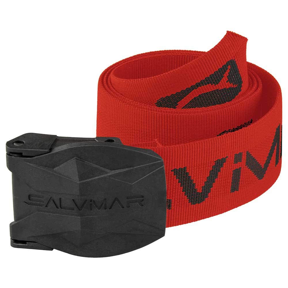 SALVIMAR Belt Cordura Buckle Nylon, Unisex Adult, Red, One Size