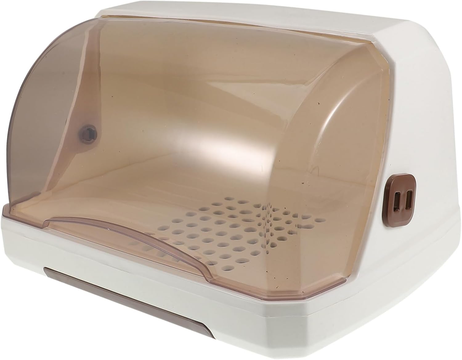 Cup Holder Rack for Nursing Bottles Countertop Water Cup Drying Stand with Lid Dustproof Bottle Organizer Tray Kitchen Storage Solution