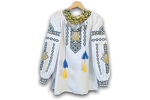 Majestically Embroidered Ukrainian Vyshyvanka Blouse