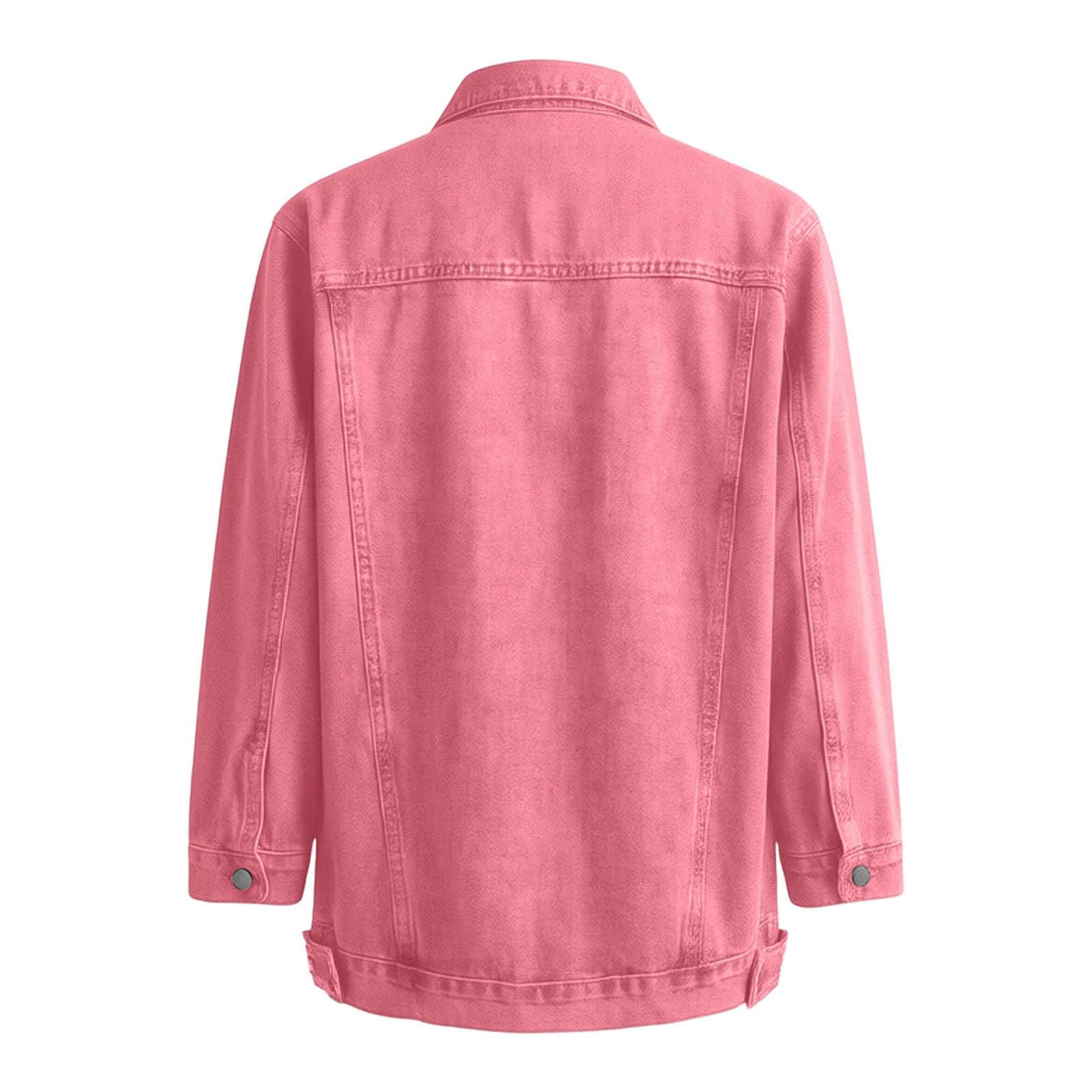 Genérico Cazadora Vaquera Mujer Elastica - Corto Sin Mangas con Chaqueta Vaquera Lavada con Botones para Mujer