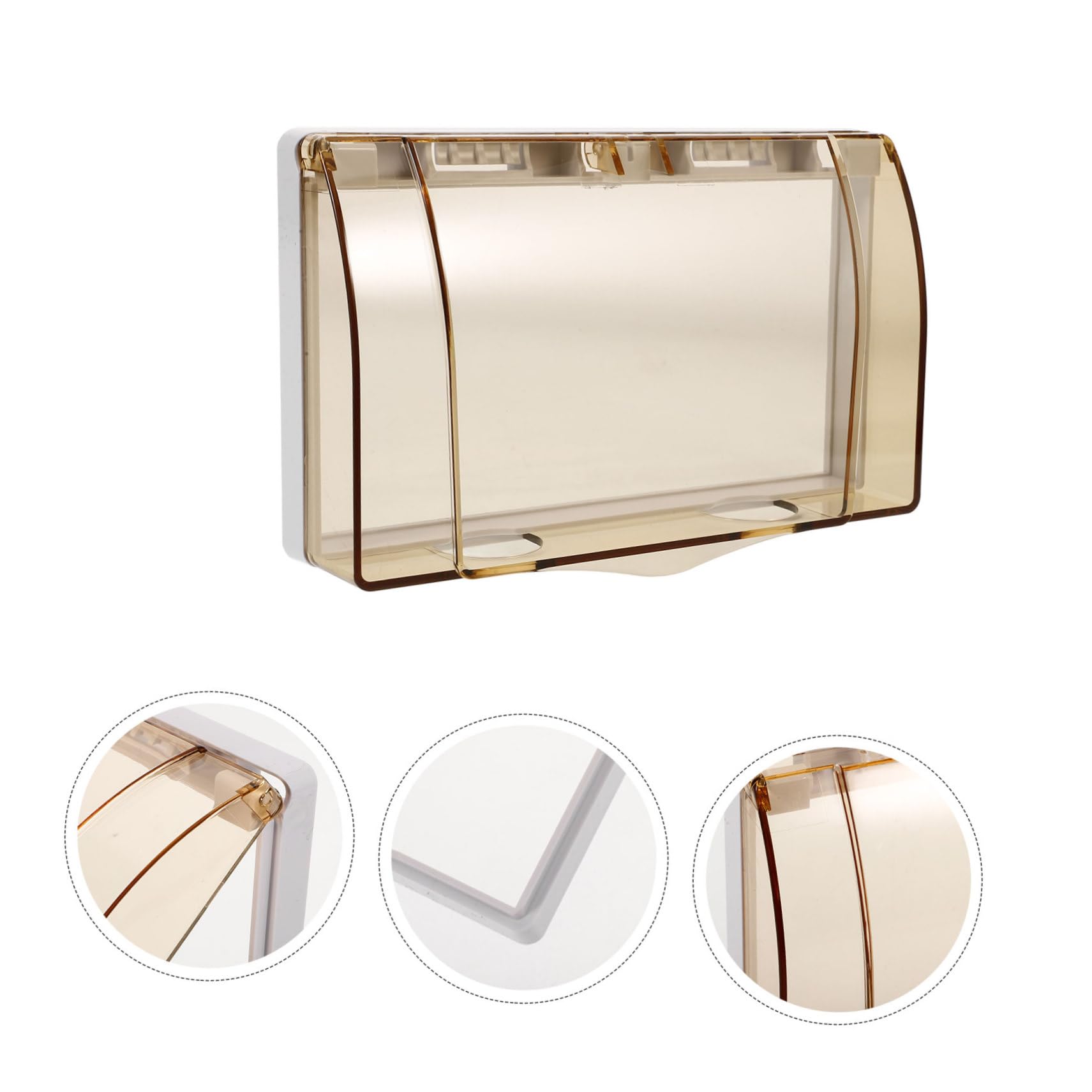 NUOBESTY 5 Pezzi Copriprese Elettriche per Muro Copertura per Prese e Umidi Facile Installazione e Design Compatto Adatta per Case Uffici e Hotel