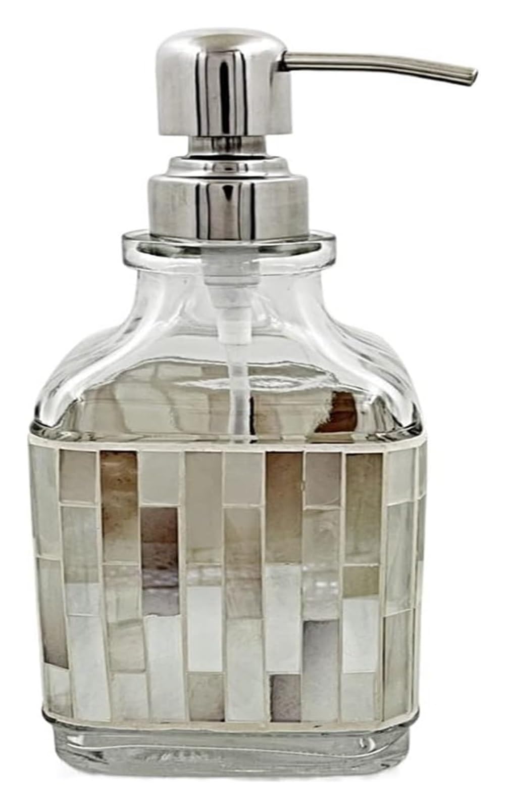 Dispensador De Jabón De Cerámica, Botella De Loción Recargable, Dispensador De Jabón Botella Decoración Contenedor Loción Cosmética Botella Separada Bomba De Presión De Vidrio Botella Bomba De Jabón (