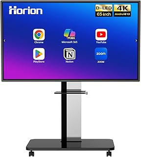 Smart Board, Interactive Whiteboard, 4K UHD Touch Screen Digital Board, Digital Electronic Smartboard for Classroom,Office & Conference Rooms,Open App Ecosystem(Board & Wall Mount Only) (65 Inch)