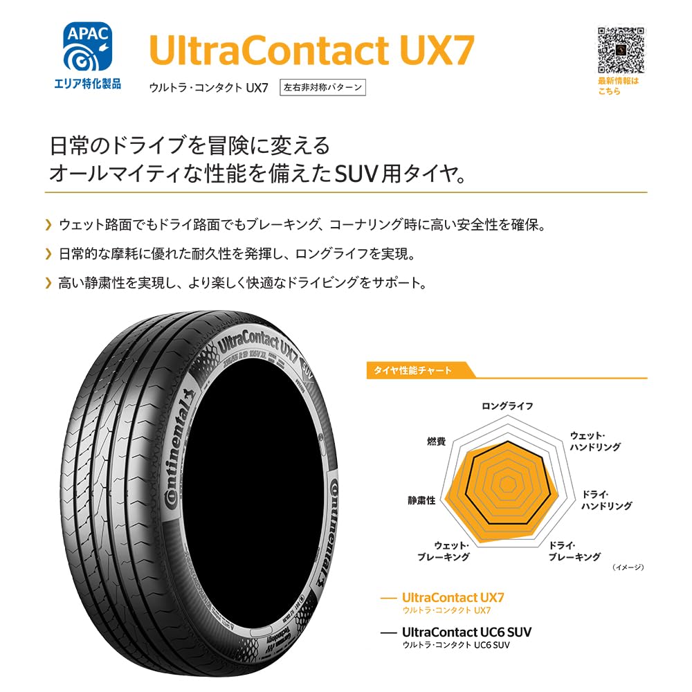 Amazon.co.jp: CONTINENTAL コンチネンタル UltraContact UX7 235