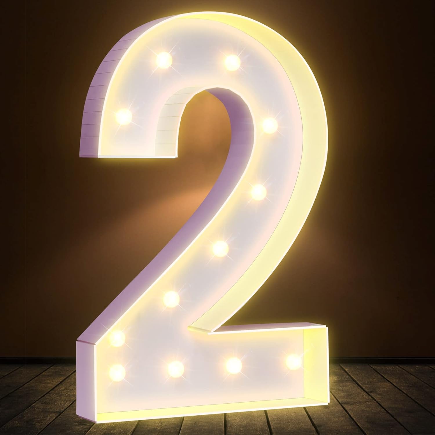 Marquee Numbers, 3FT Mosaic Numbers for Balloons, Large