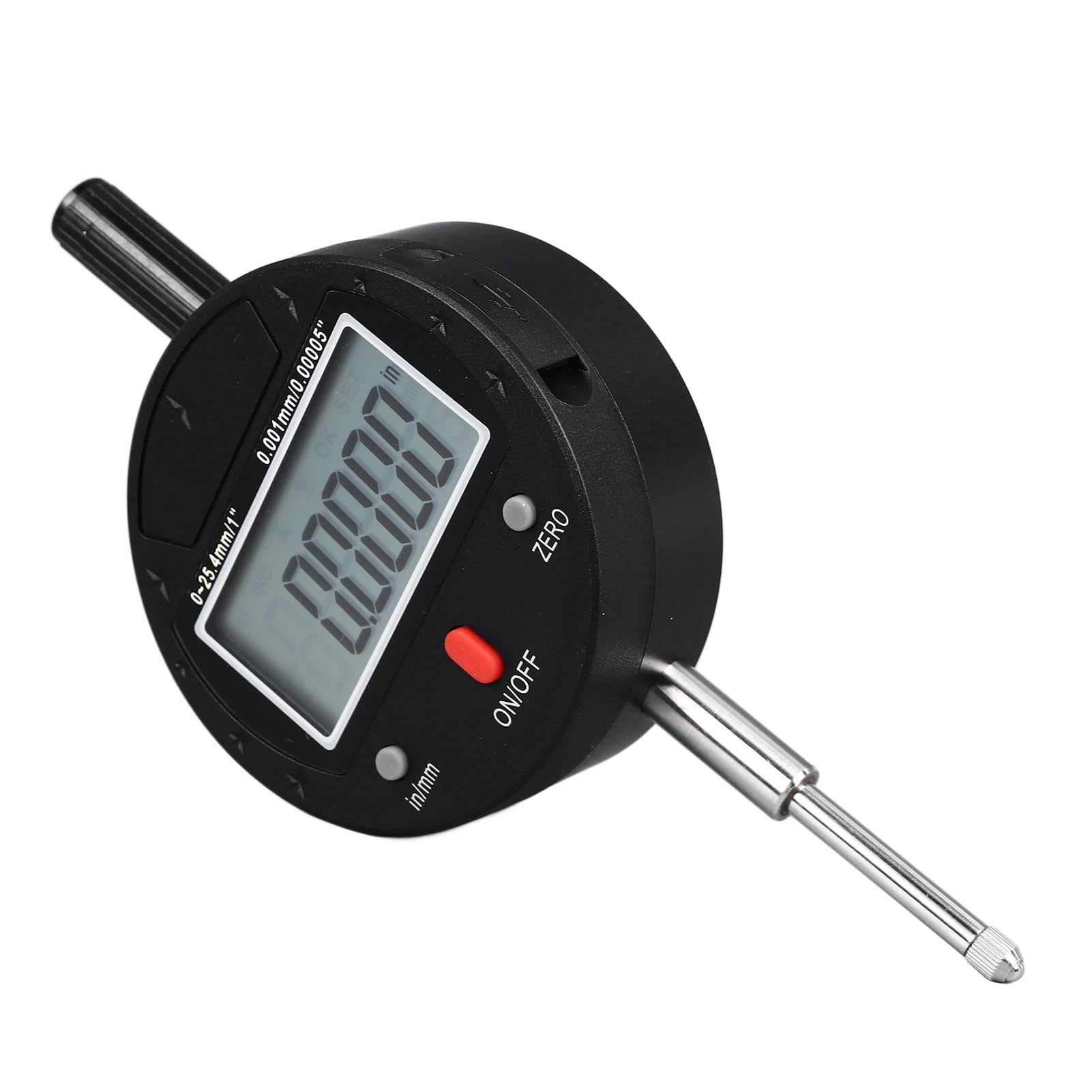 Dial digital Indir 3V 0 rango de 25,4 mm, dial electrónico Indir con resolución de 0,001 mm, sonda IP54 Indir para